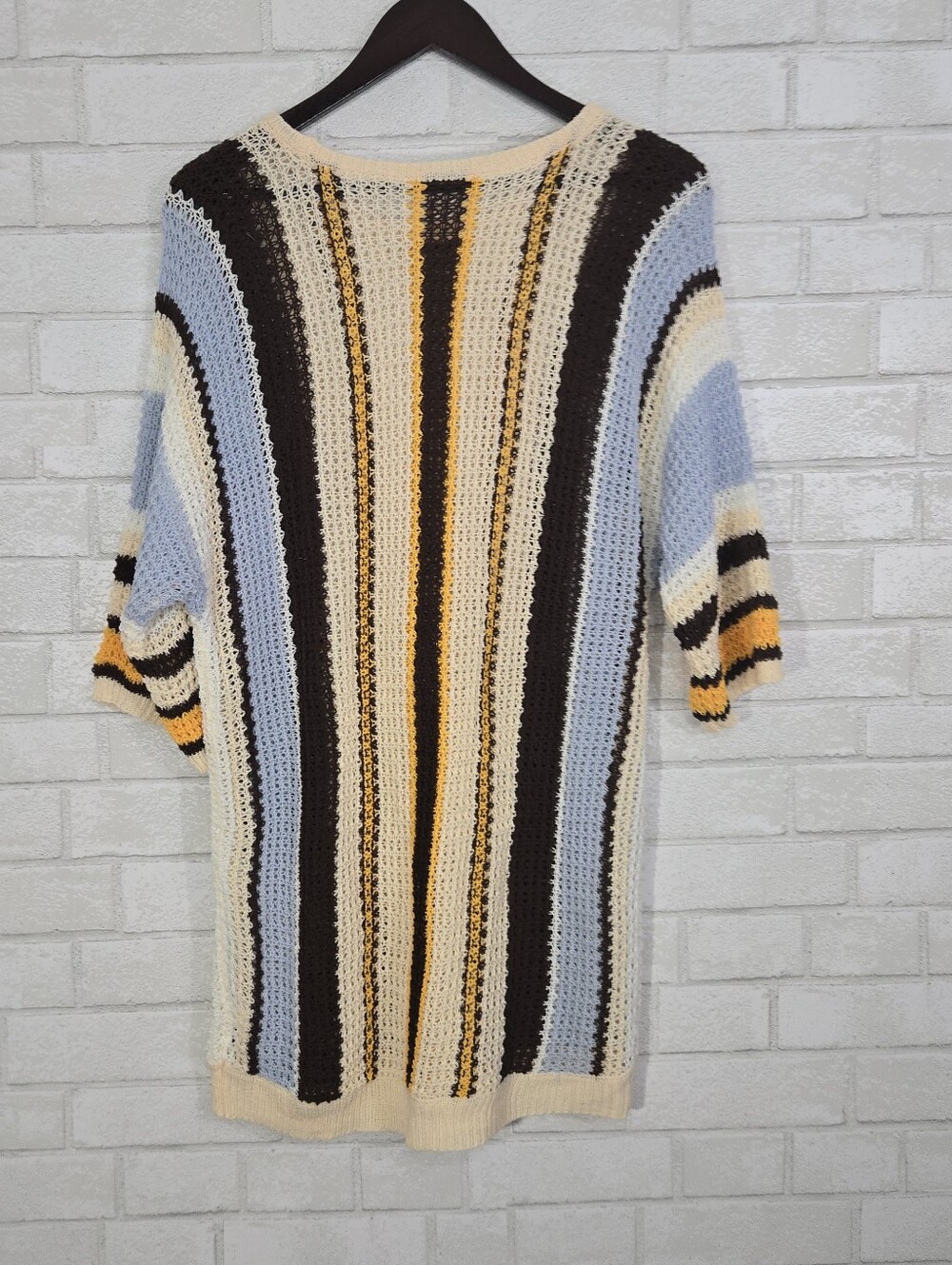 Short sleeve colorful sweater - Picture 10 of 11